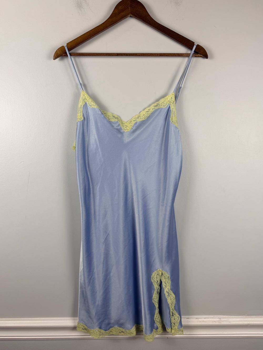 Victoria’s secret 2002 "NOLA" SLIP DRESS IN BLUE/GREEN size large